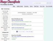 Tablet Screenshot of manaclassifieds.com